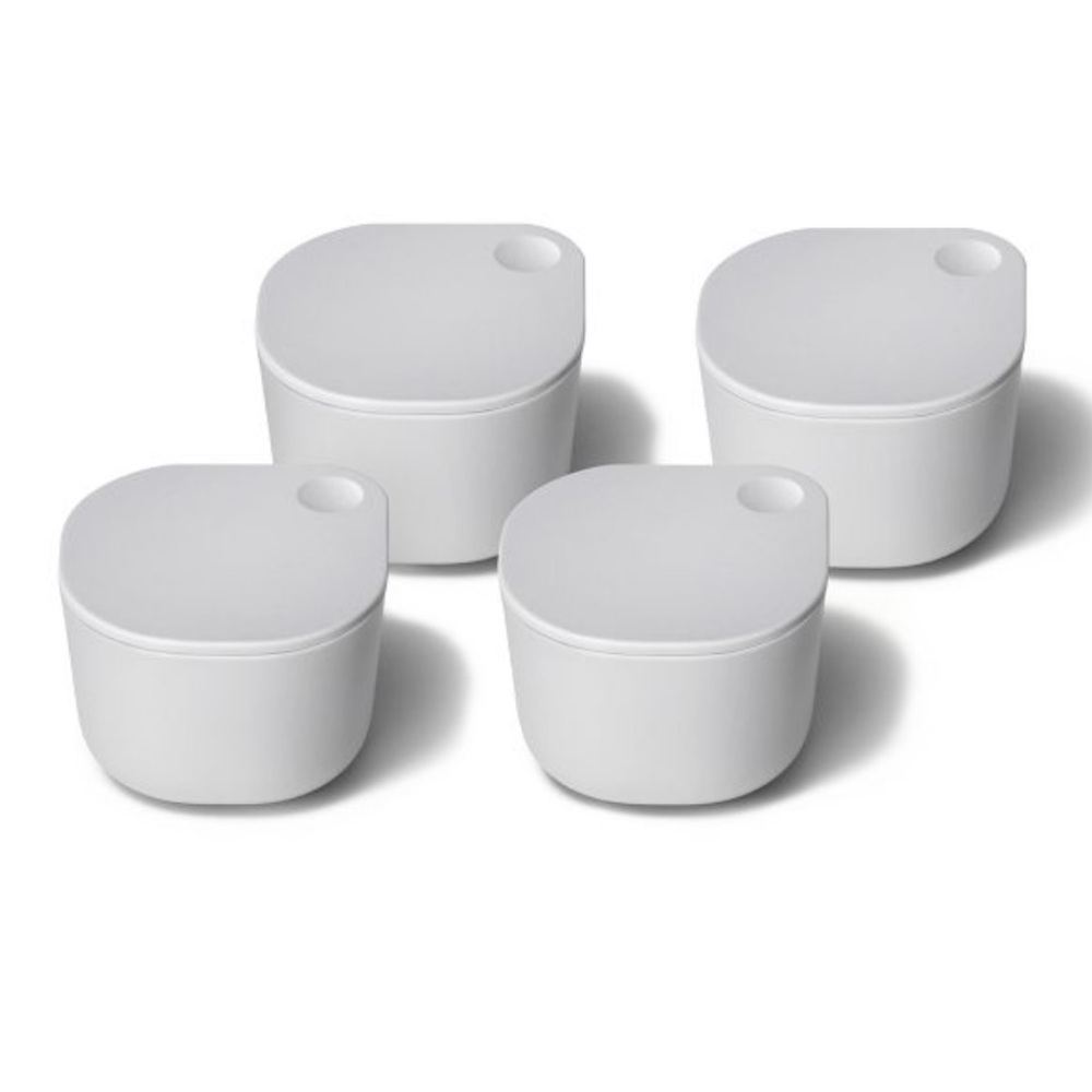 NWT/NIB Caraway Dot Food Storage Containers with Lids (Set of 4)